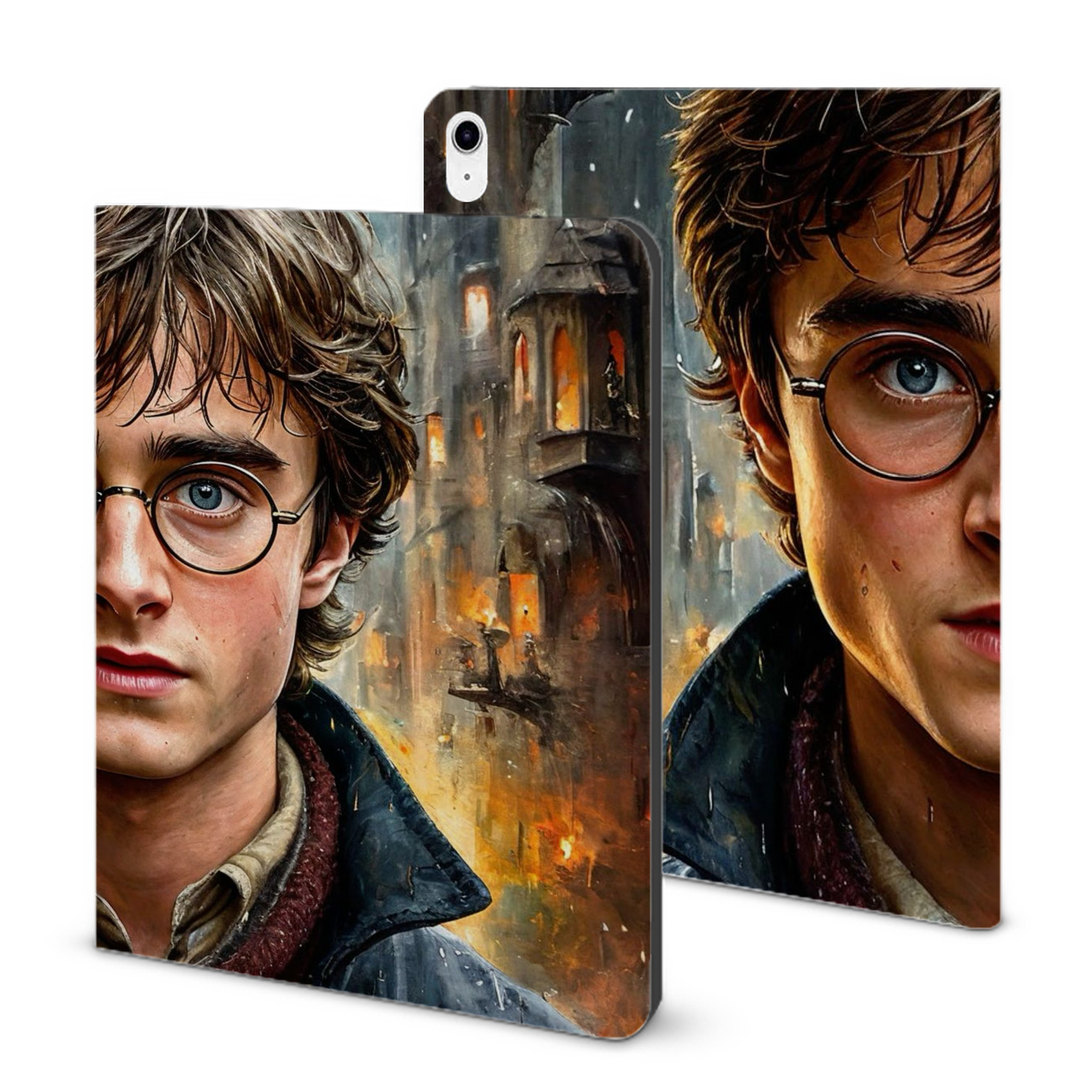 （画像用） Harry Potter ハリー・ポッターシリーズ IPad ケース ブック型 PUレザー TPU 耐衝撃 軽量 薄型 ペン収納なし 全面保護 IPad 各モデル対応